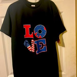 Love shirt custom apparel NWT